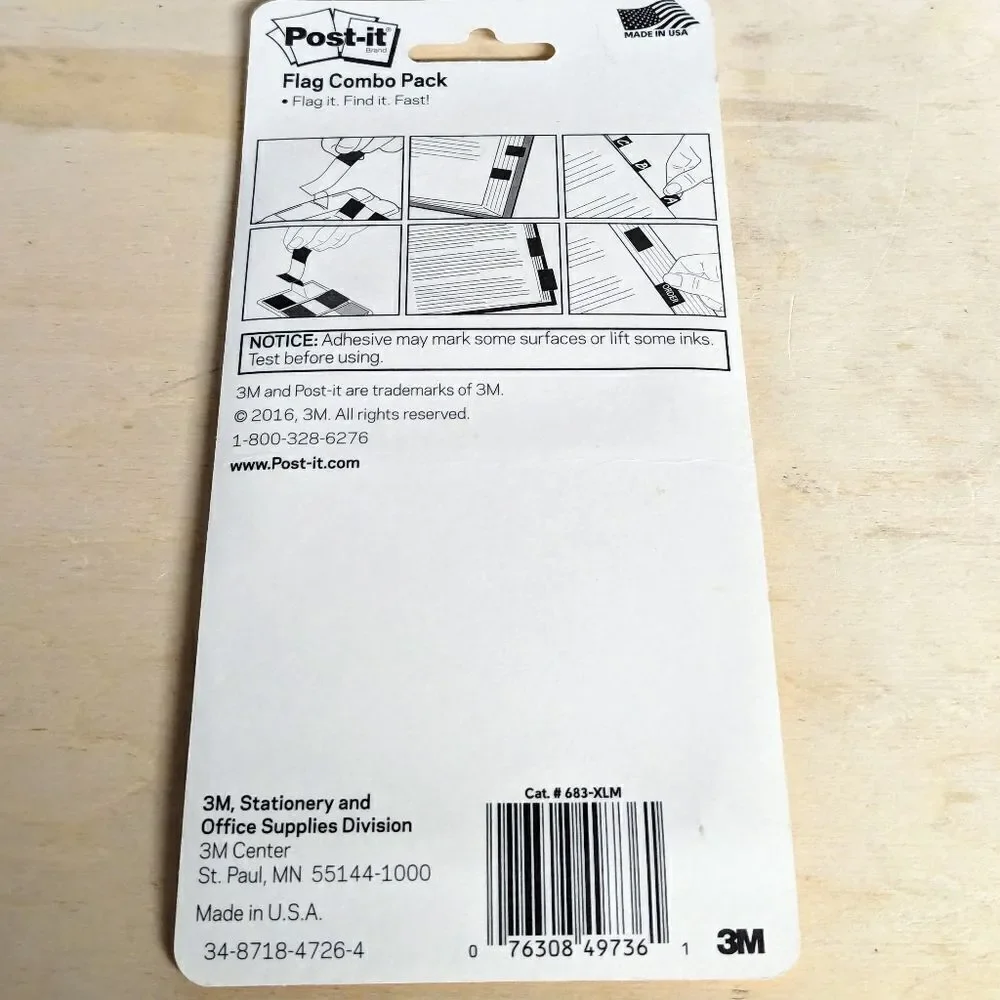 Post It Miami Collection Flag Combo Pack 320 ct